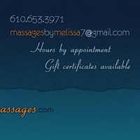 Massages by Melissa Business Card